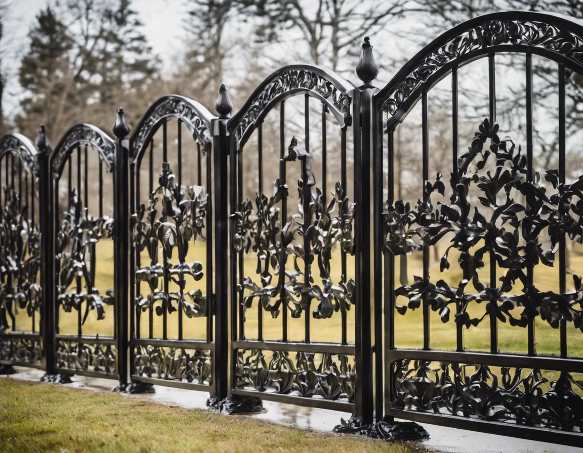 Grave railings serve as a significant element in memorializing ...