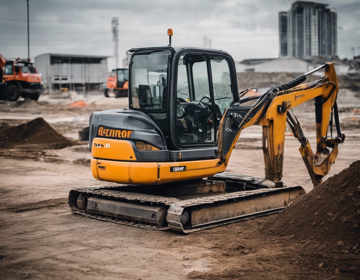 Mini excavators, also known as compact excavators, are small, yet powerful pieces of machinery designed for a variety of tasks in construction and landscaping. 