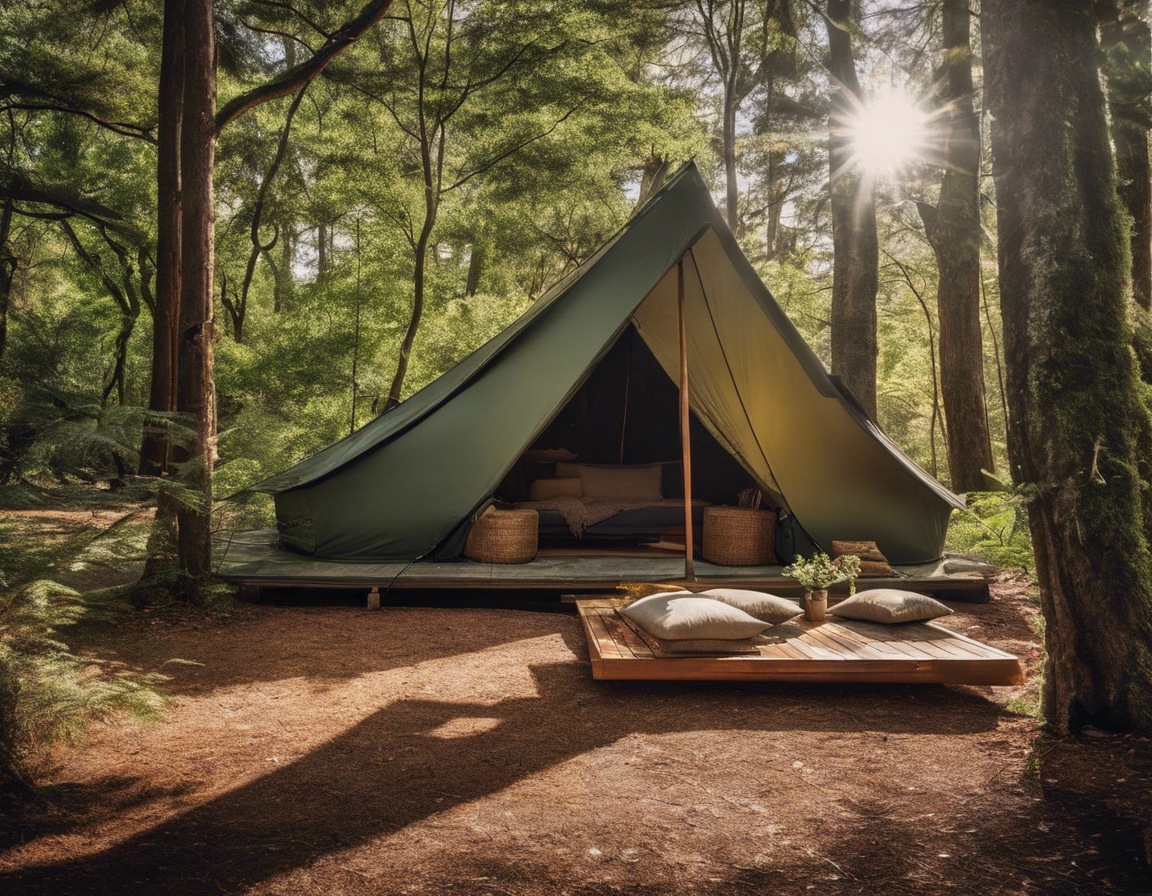 Glamping, or glamorous camping, is an experience that brings together ...