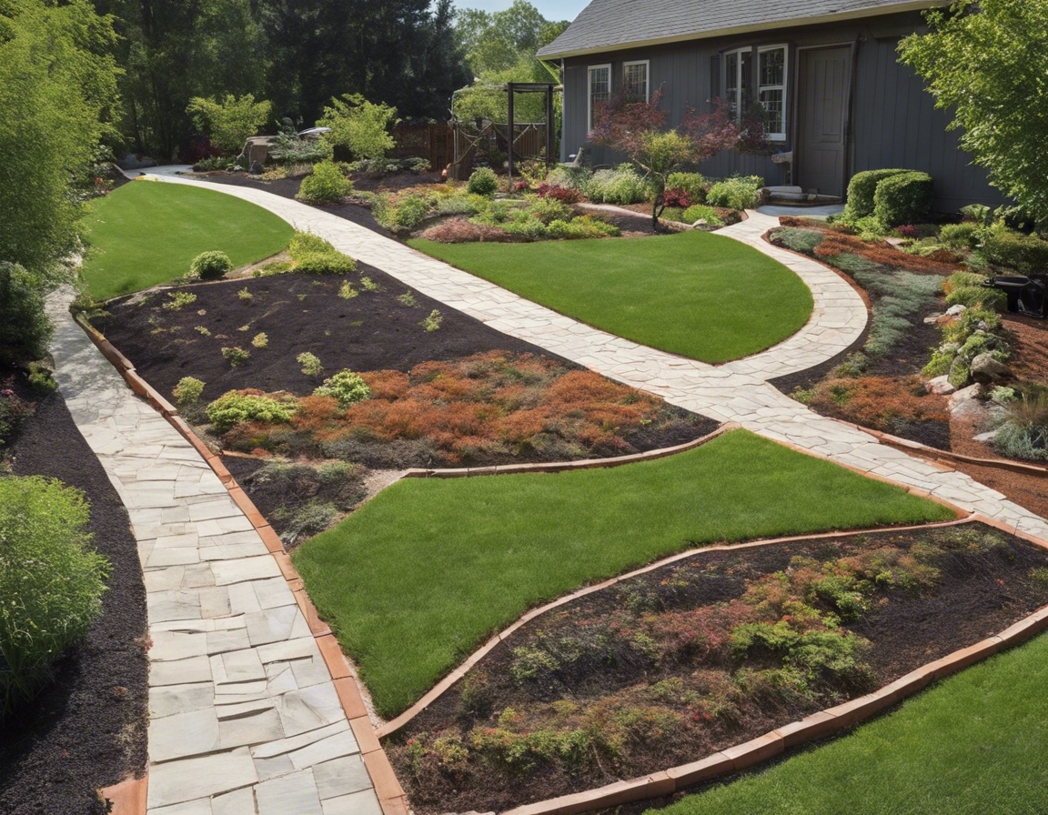 Stone pathways are more than just a functional element in a garden; ...