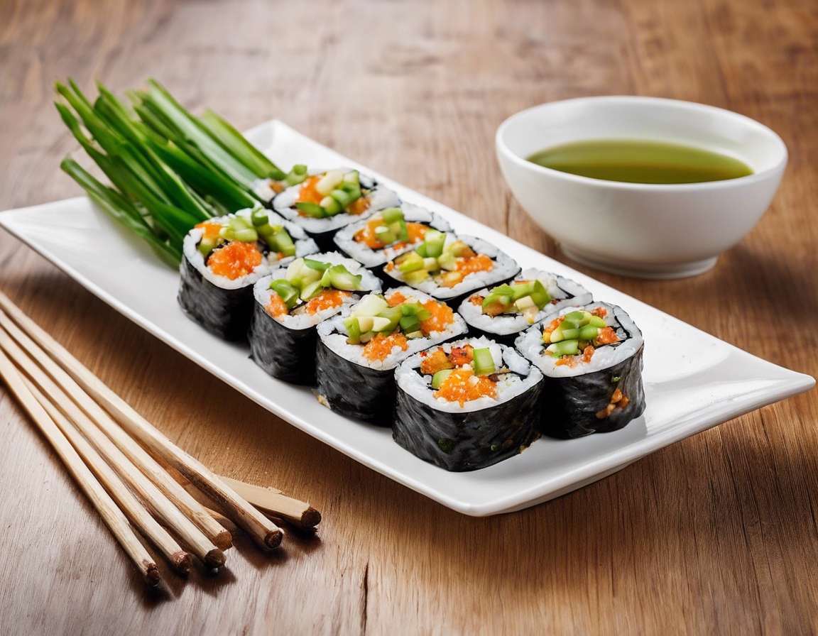 Maki rolls, a cornerstone of Japanese sushi cuisine, are a type ...