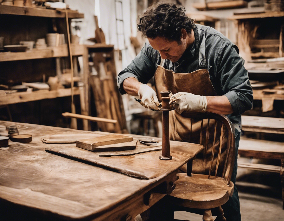Furniture finishing is the final step in the woodworking process that involves applying a protective and decorative coat to the surface of wood furniture. This 
