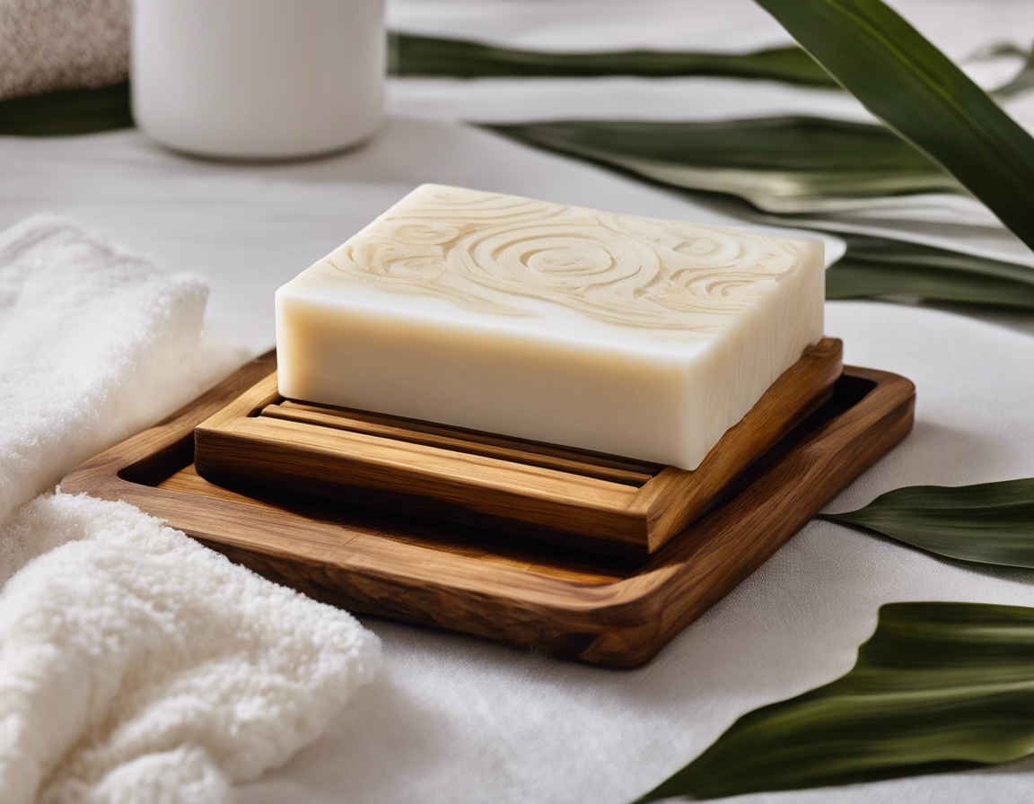 Silk soap, a luxurious addition to any skin care routine, is crafted ...