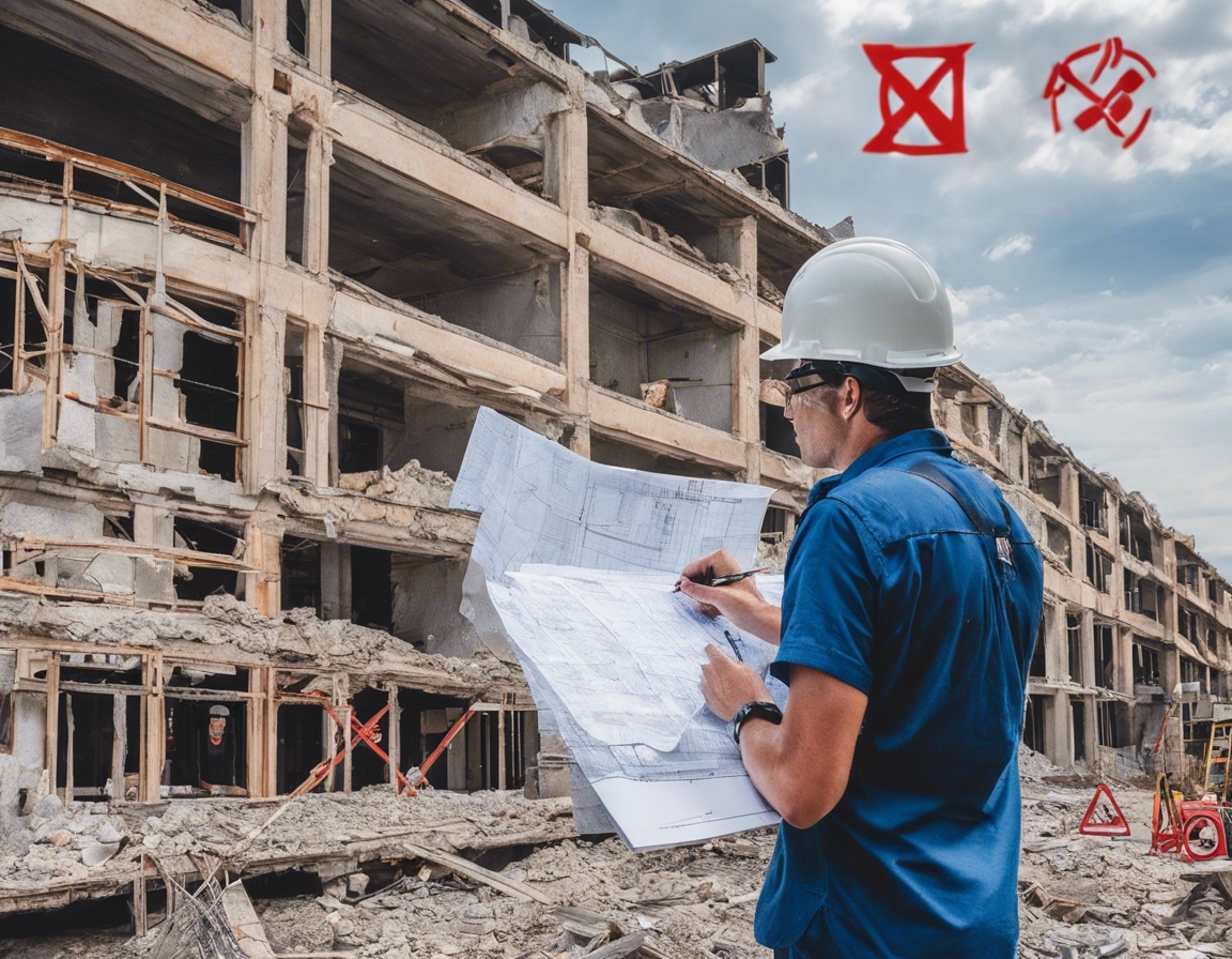 Demolition is the process of systematically dismantling a structure in a safe and controlled manner. It involves the removal of buildings, structures, and other