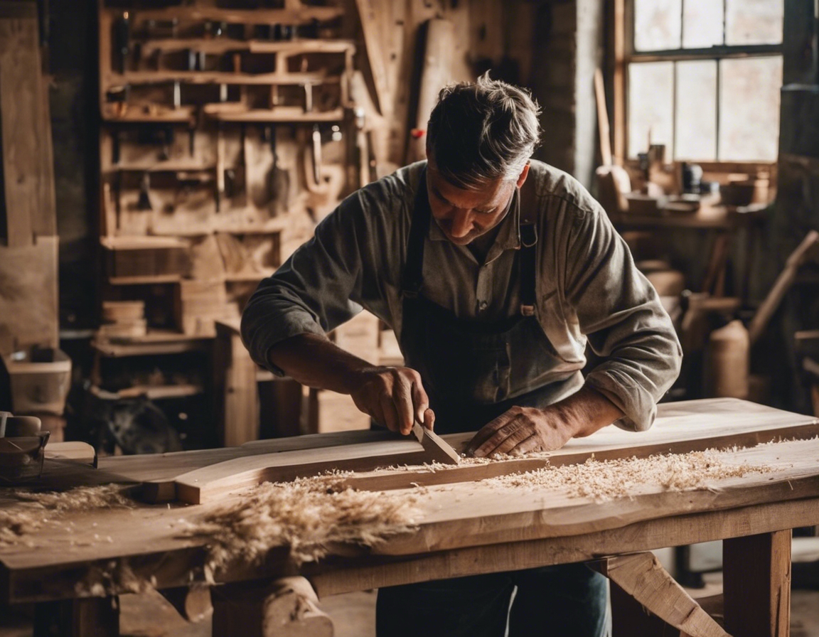 The allure of handcrafted wood furniture lies in its ability to ...
