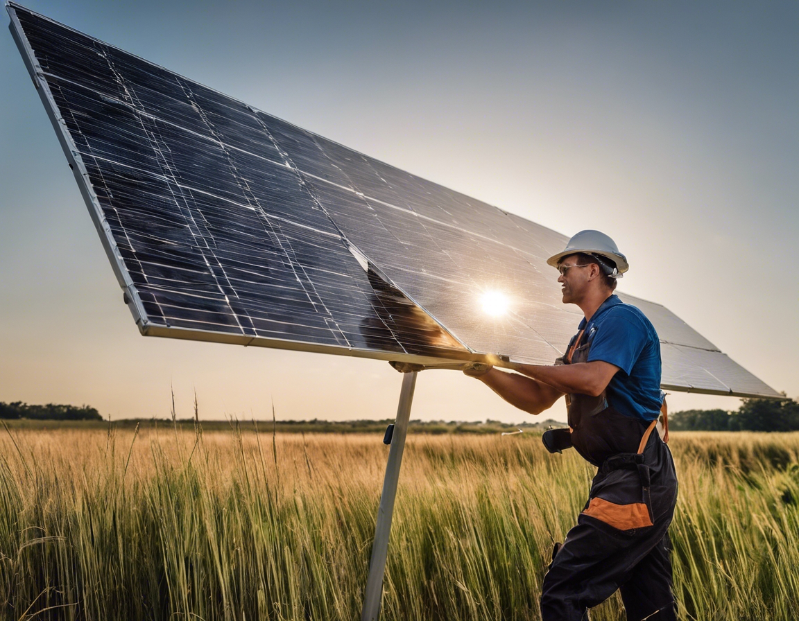 Solar energy is harnessed from the sun's rays and converted into electricity through photovoltaic (PV) panels. This renewable source of power is becoming increa