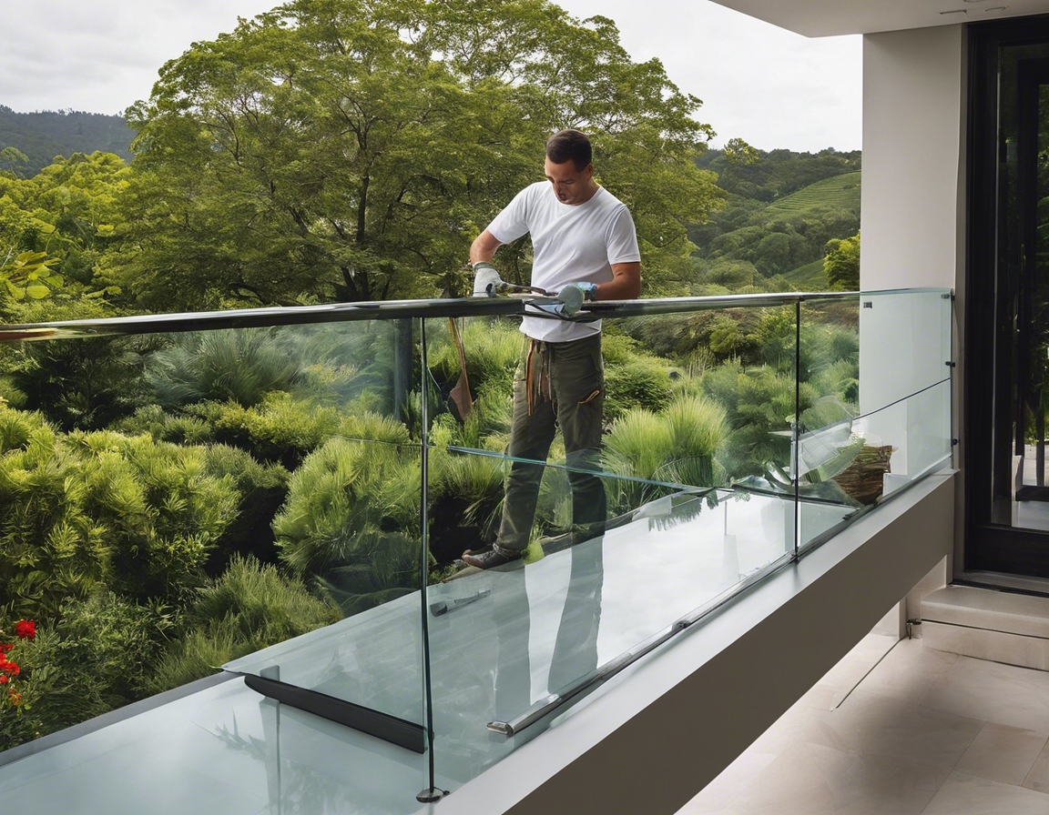 Glass railings offer a sleek, modern aesthetic that can enhance ...