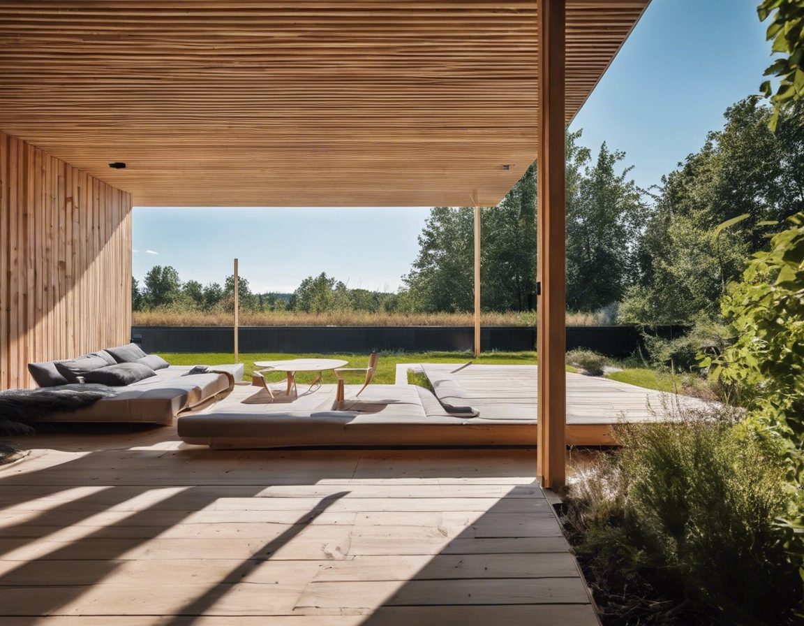 Imagine a serene retreat in your own backyard, where sustainability ...