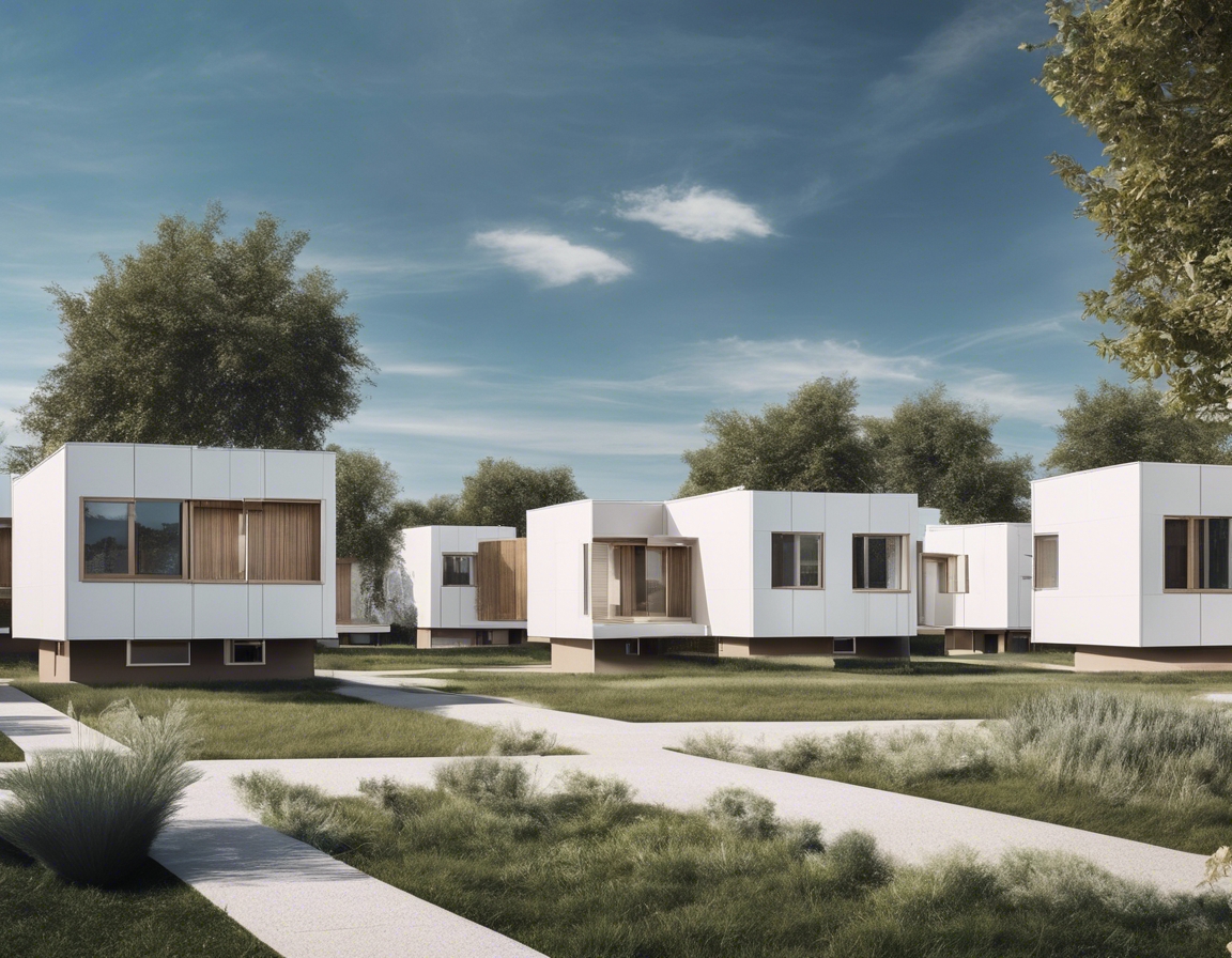 Modular housing is a revolutionary approach to home construction that involves prefabricating sections of a house in a factory setting before transporting them 