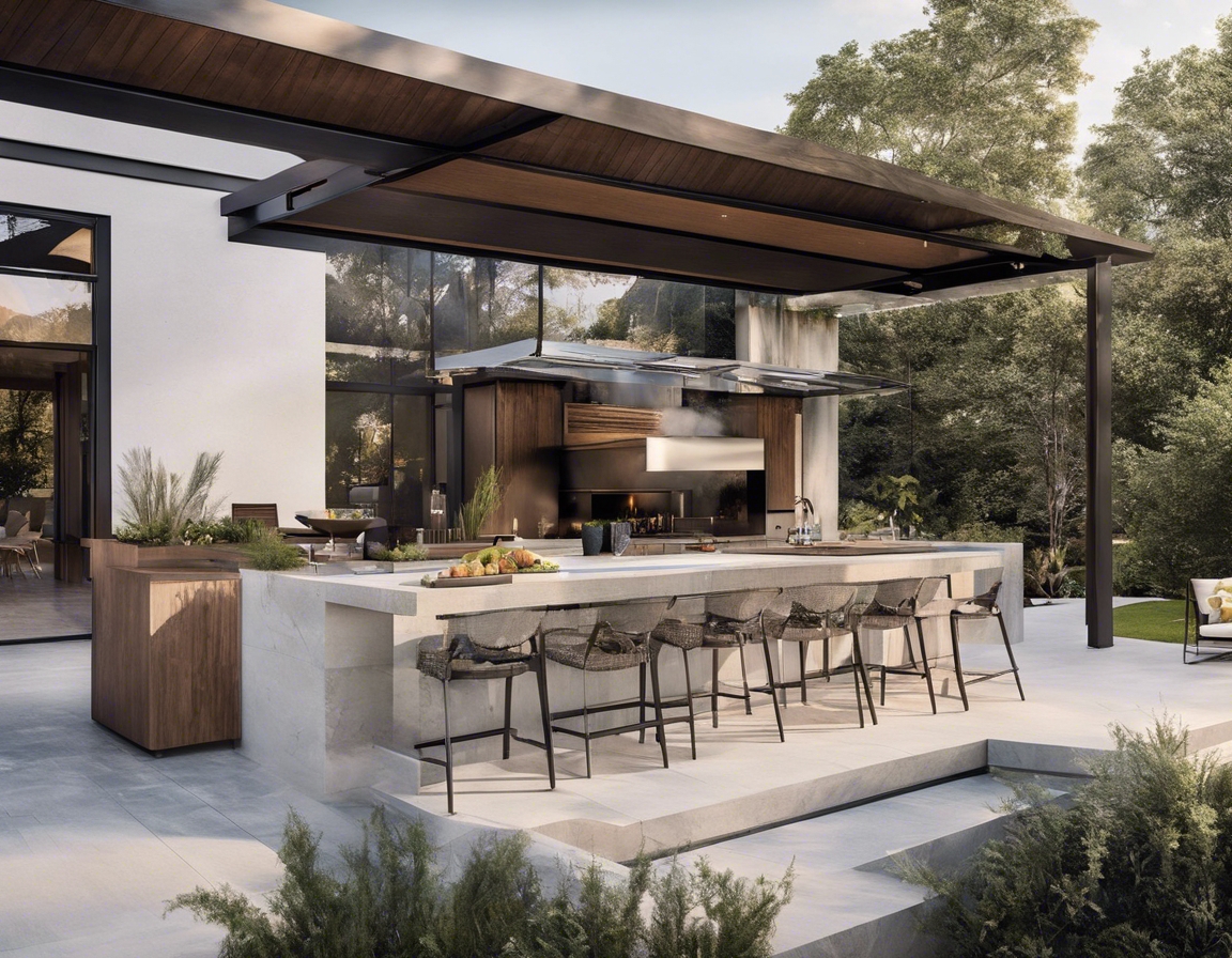 Outdoor kitchens are the epitome of luxury outdoor living, offering a blend of entertainment, culinary delight, and the beauty of nature. They extend your livin