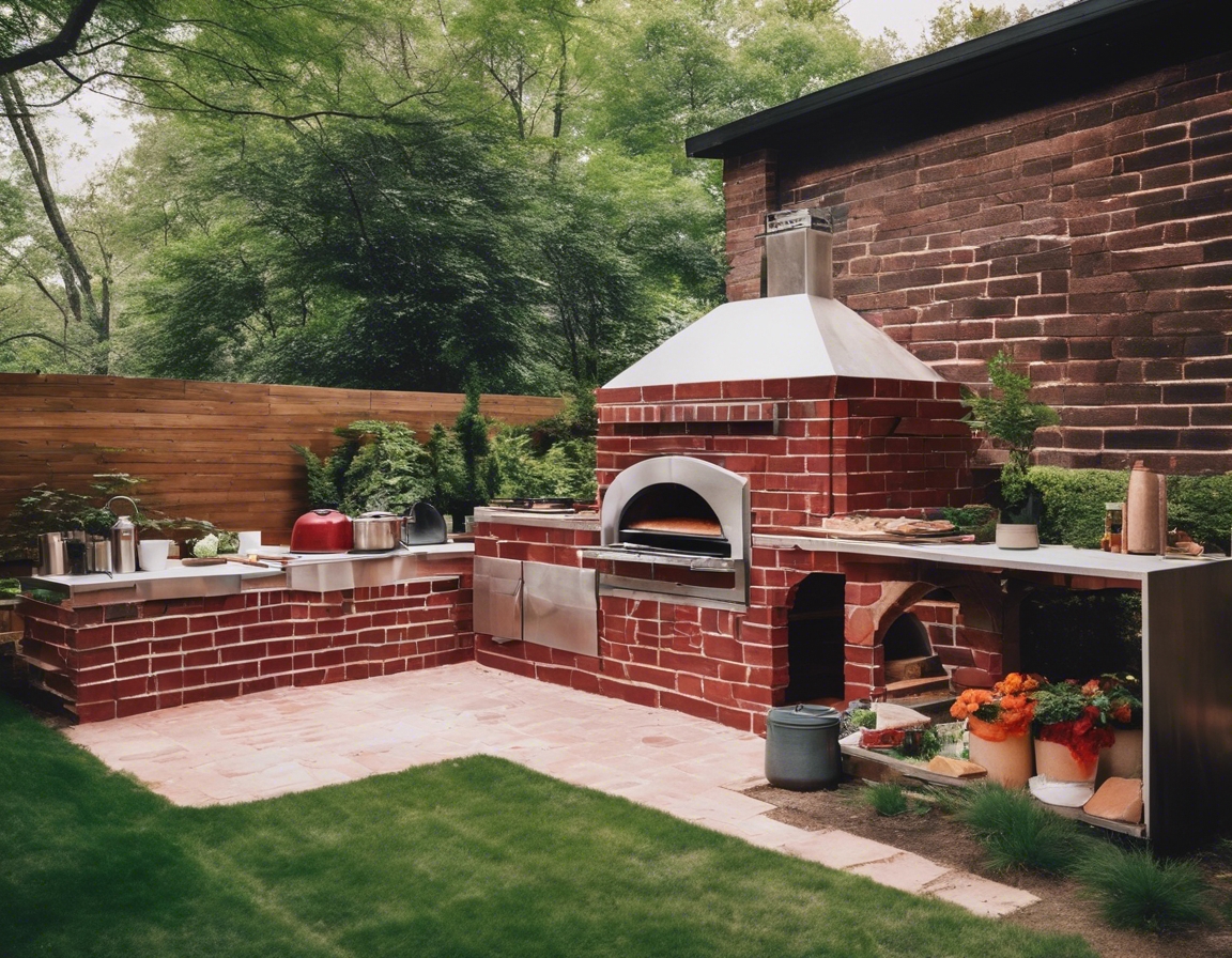 Outdoor kitchens are a luxurious extension of the home, offering ...