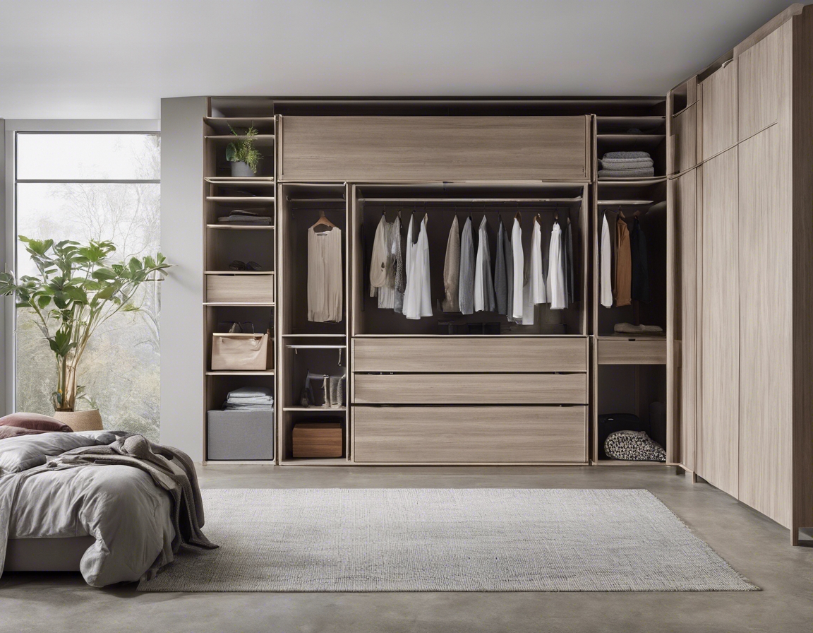 Modular wardrobes are modern storage solutions that consist of ...