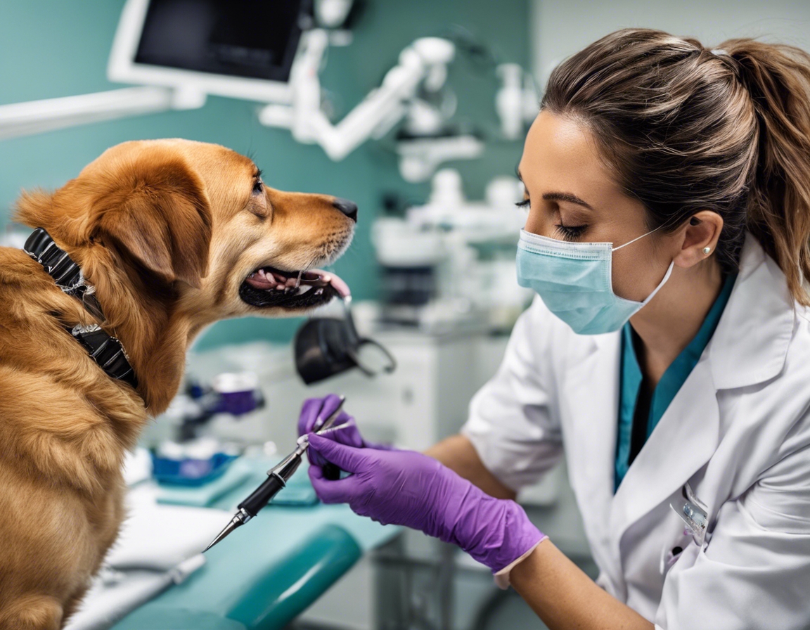 Dental issues in pets can range from mild plaque and tartar buildup to severe periodontal disease. Other common problems include broken teeth, abscesses, and ma