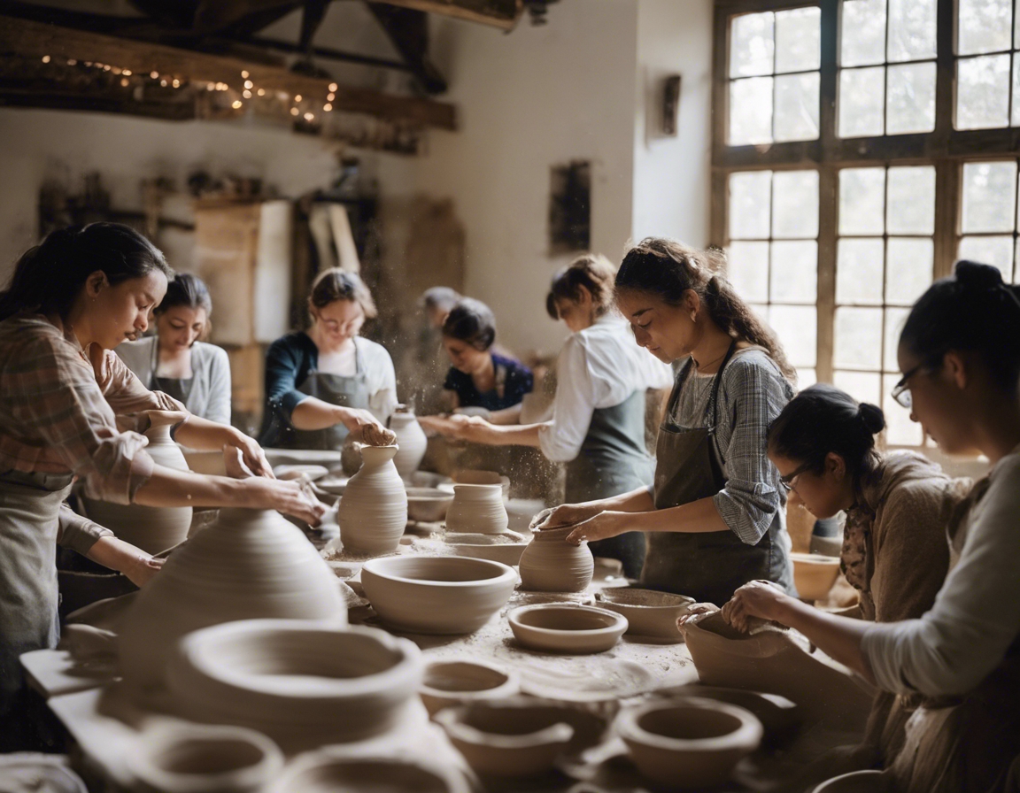 Imagine a gathering where creativity flows as freely as the conversation, where hands are dirty but hearts are full. A pottery party is not just an event; it's 