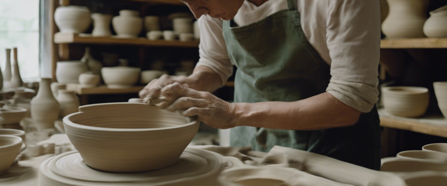 Pottery is the craft of molding clay into objects, which are then ...