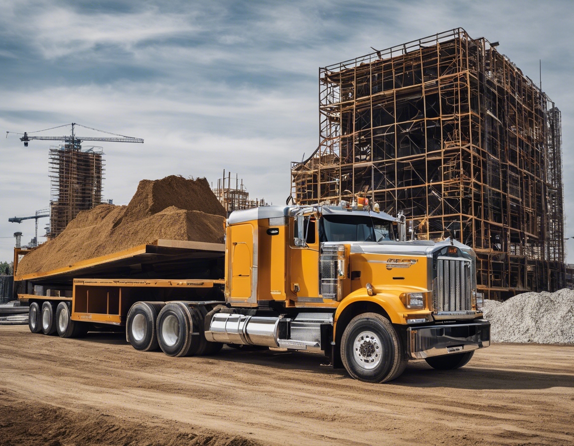 Construction transport is a critical component of the construction industry, involving the movement of materials, equipment, and personnel to and from job sites