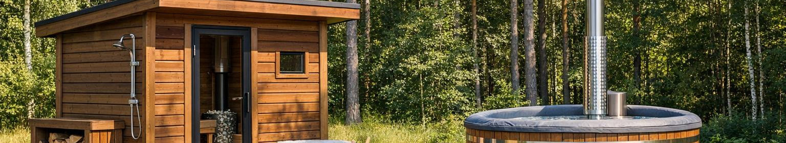 We produce durable, responsibly sourced saunas, bubble baths and playhouses in DIY-packs or finished units. Directly from the factory to the distribution and final customers, with instructions in English and a forecast of delivery.