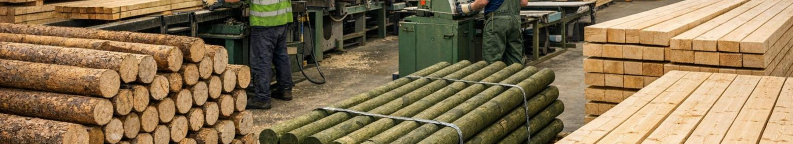 We can offer sawn and planed wood, impregnated posters and heat-treated packaging material HT56 with certificates. On-site processing services according to the order.