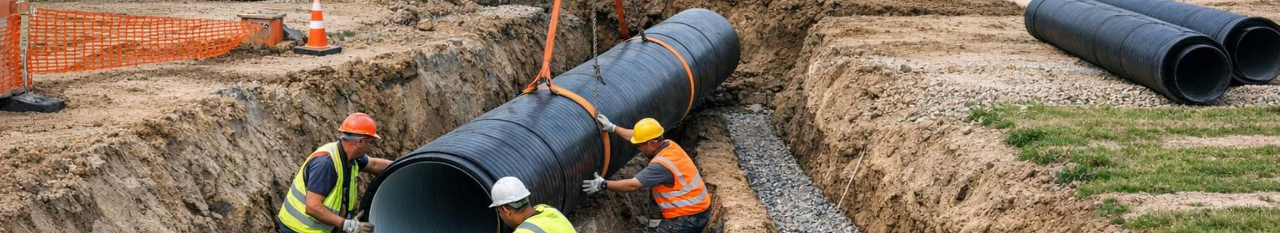 We offer comprehensive solutions for routes and pipelines - from preparation and installation to drainage and landscape restoration, ensuring the timeliness, long-term reliability and lower maintenance risk.