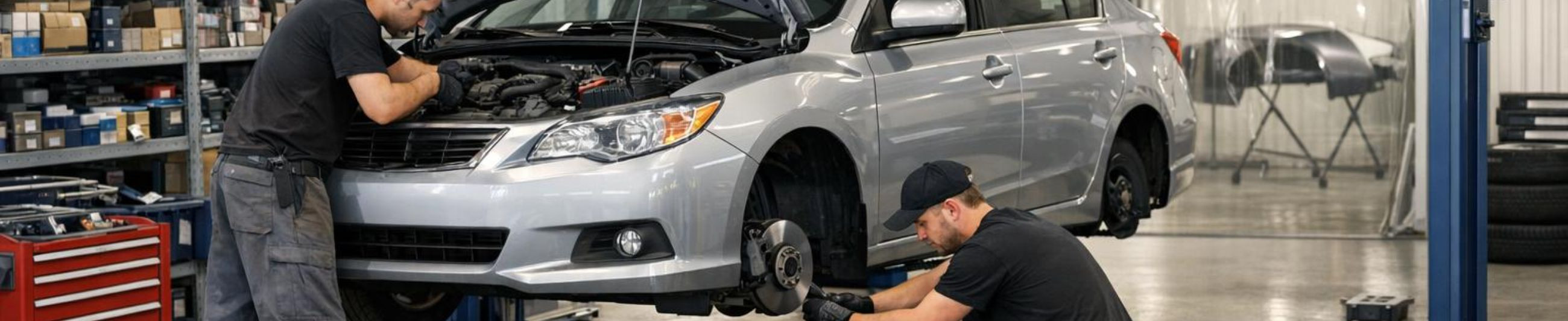 We offer local car maintenance, chassis and glass works as well as tyre and trailer services. We sell used, replacement and original spare parts and help with damage management and car demolition.