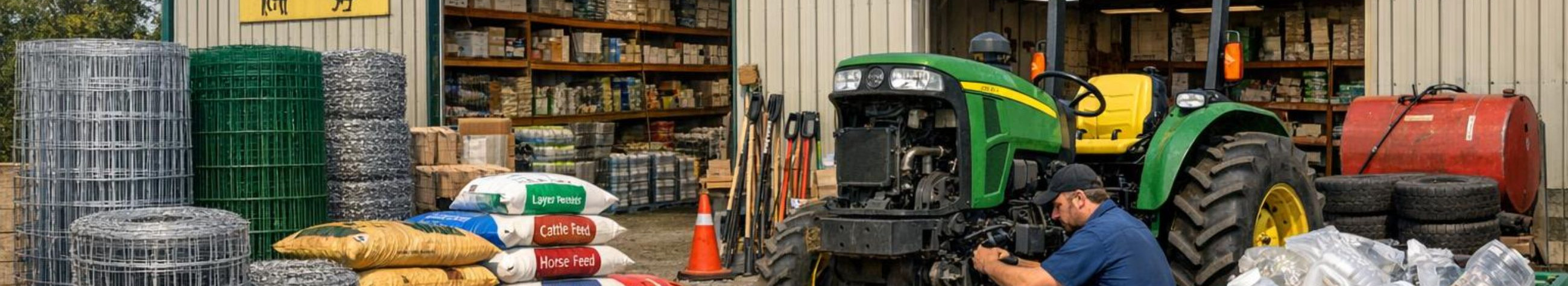 Ühtne veebipood ja hulgimüük põllumajandustarvikutele, tootmise ja impordiga, koos kohapealse hoolduse, 30‑päevase tagastuse ning plastitagastusprogrammidega.