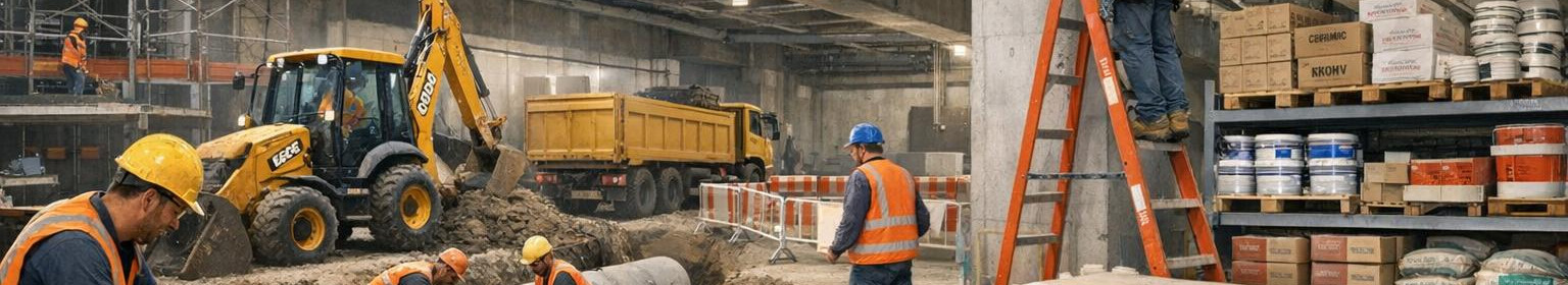 energia- ja maavarad, interjöör, seadmed ja masinad, ehitus, ehitamine, ehitus ja kinnisvara