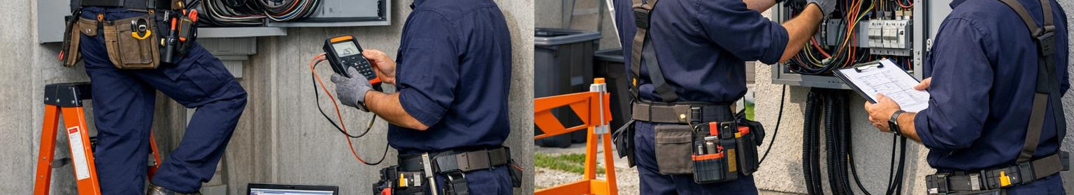 elektriprojektid, elektrojoonised, süsteemikujundus, lupedokumendid, elektrimõõtmised, katsetamine, süsteemi käivitamine, ohutuskontrollid, elektripaigaldus, Kaabeldus