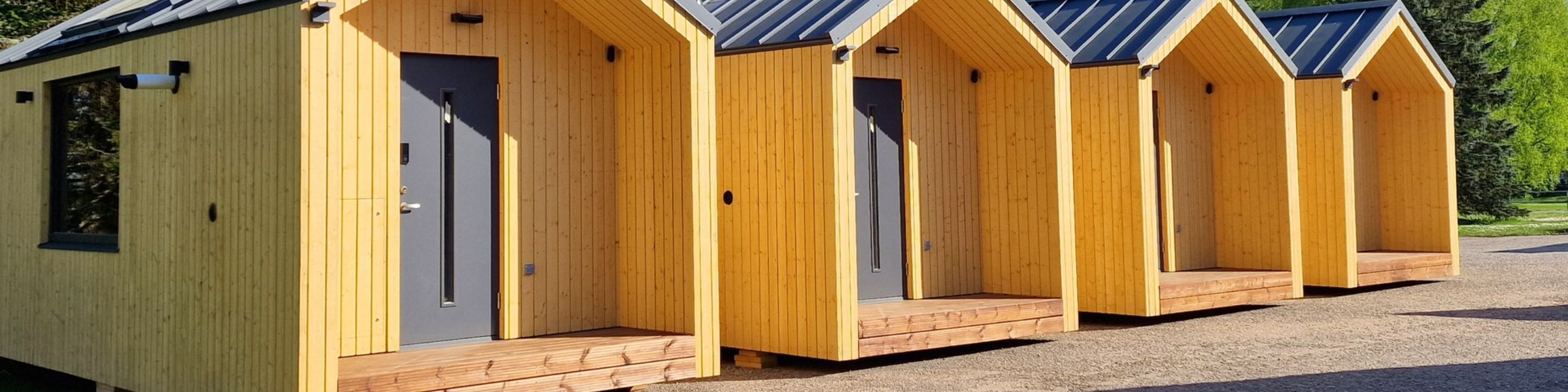 modular houses, prefabricated wooden buildings, adhesive log buildings, sauna houses, construction services, log houses, Saunas, Outdoor toilet facilities, Specific projects, room element house