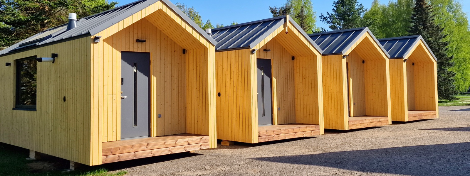Manufacture of prefabricated wooden buildings (e.g. saunas, summerhouses, houses) or elements thereof in Kanepi vald