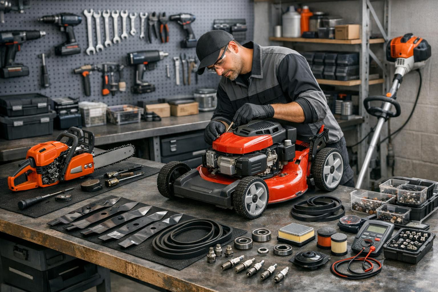 Saevarustus OÜ on spetsialiseerunud mootorsaagide ja muruniidukite hooldusele ning remondile. Pakume kvaliteetseid teenuseid, et tagada teie lõikamis- ja niitmistööde vahendite sujuv toimimine.