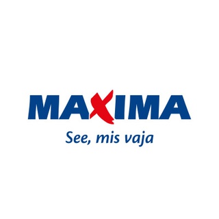 MAXIMA EESTI OÜ logo ja bränd