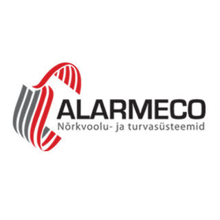 ALARMECO AS logo ja bränd