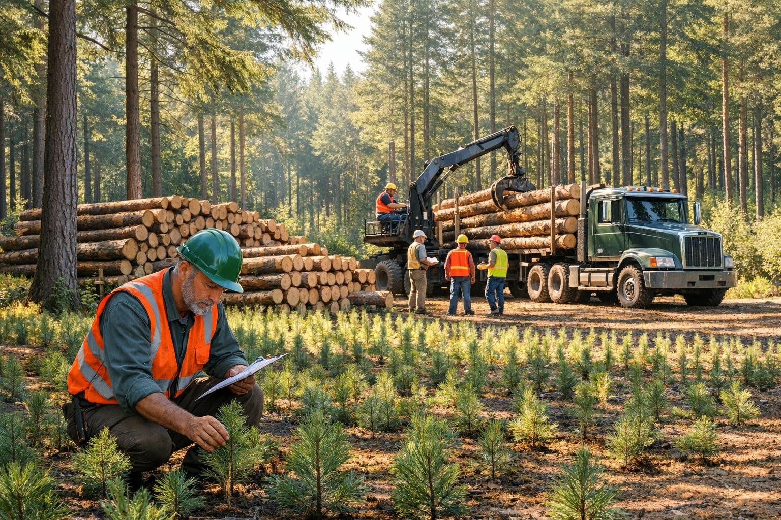 Valma Saeveski OÜ tegeleb Eestis, Rootsis ja Saksamaal puidu raiumise ja metsamajandusega, tagades säästva metsakasutuse.