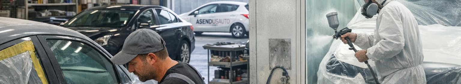 Complete car body and paint work, with a quick price offer and cooperation with insurance companies. We offer a free replacement vehicle for repair, a transfer service and a one-year warranty.