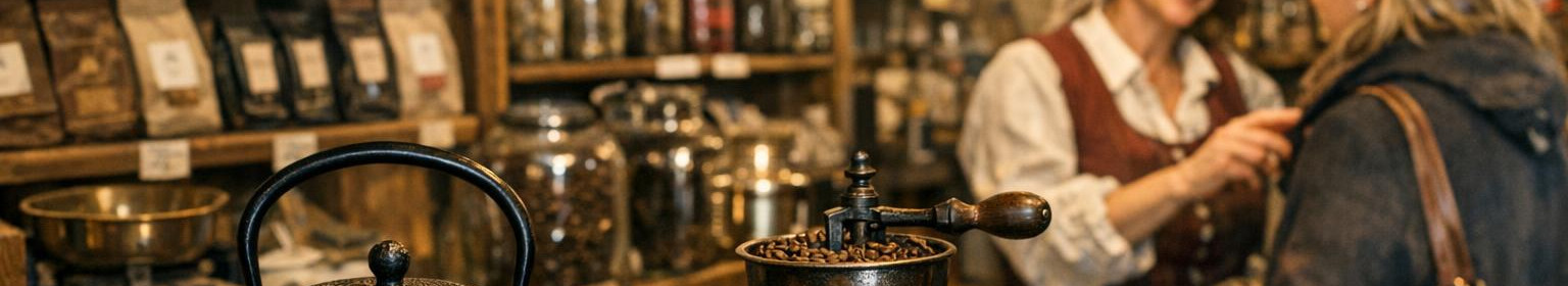 Pereettevõte Tallinnas pakub hoolikalt valitud kohvi, teed ja valmistamisvahendeid. Ostke vanalinna poest või mugavalt e-poest — meie personal annab isiklikku nõu.