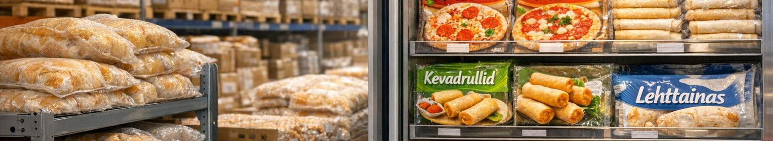 Manufactured materials, Frozen dough, professional dough, quick preparation, Spring rollers, Frozen snacks, HoReCa solutions, fast service, Bakers\' wares, frozen, Sweet peppers