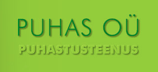 PUHAS OÜ logo ja bränd