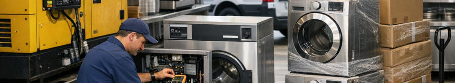 Hooldame ja remondime pesu-, köögi- ja kohvimasinaid, müüme seadmeid ning pakume generaatorirenti ja transporti. Kiire reageerimine ja turvalised elektritööd vähendavad seisakuid.