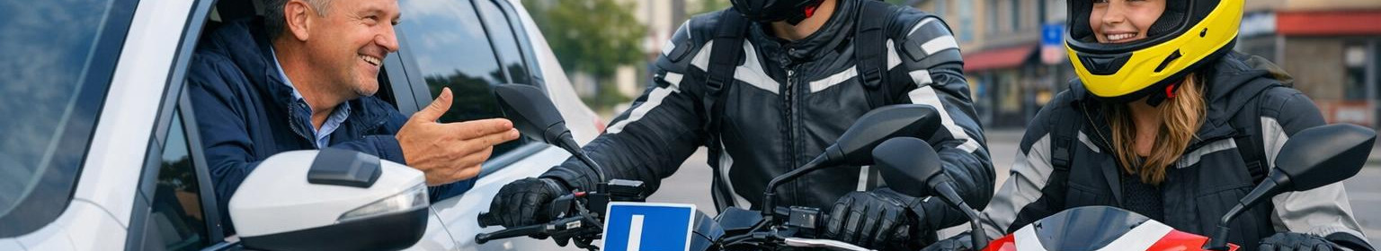 category b, practical driving training, Urban training, Teacher's guide, Theory course, e-learning, Test exercises, preparation of the examination, A- and A2, Motorcycle technique