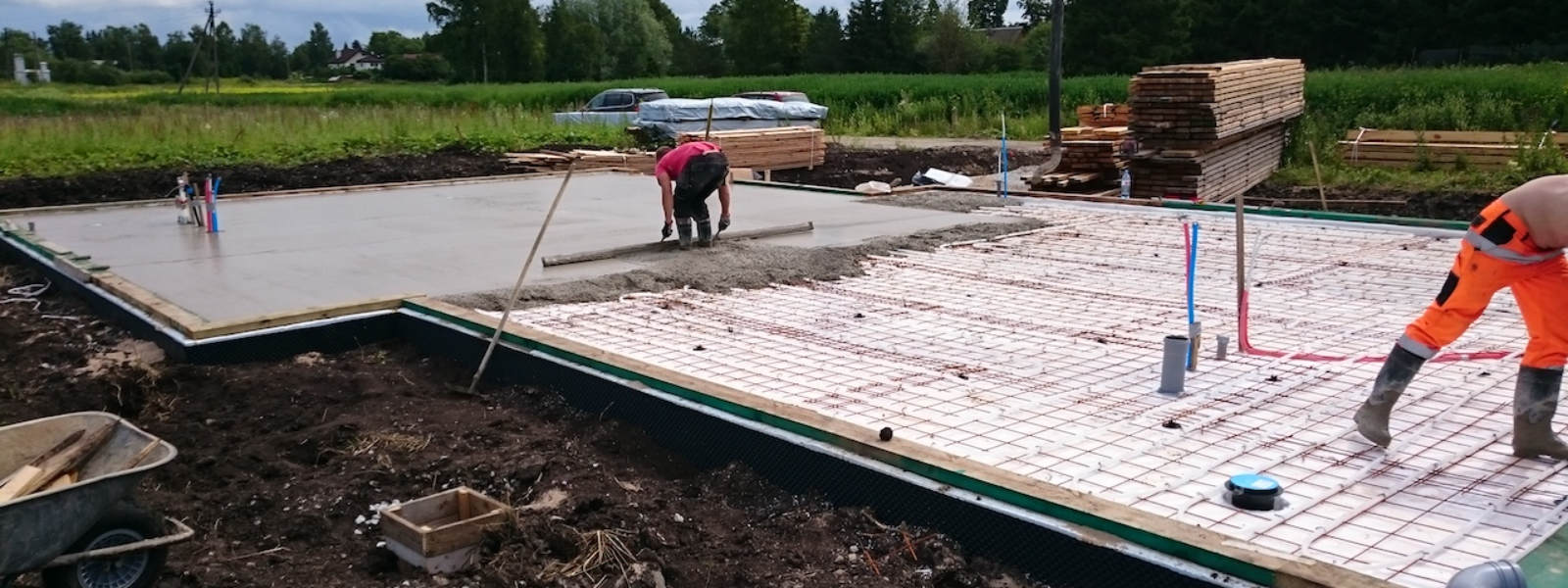 Ground works, concrete works and other bricklaying works in Tartu