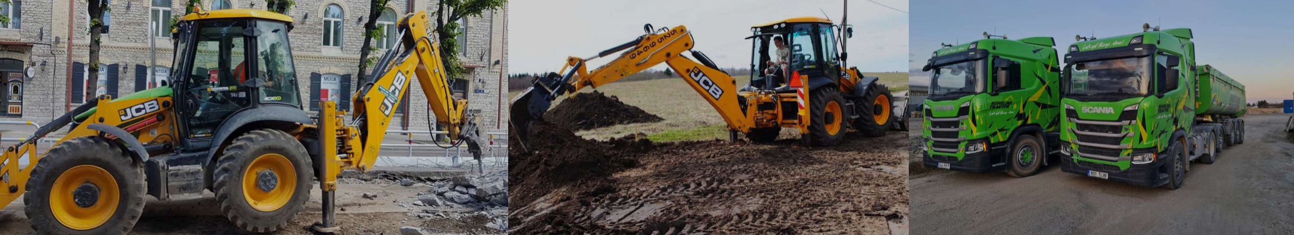 We provide expert loader-excavator and dump truck services, specializing in demolition, land smoothing, material distribution, snow removal, site preparation, and land restoration.