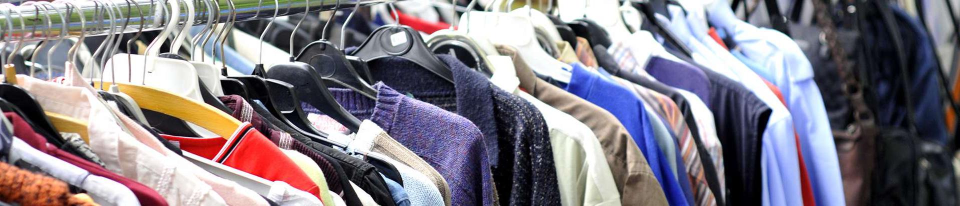 used goods, second-hand clothing, trade and services