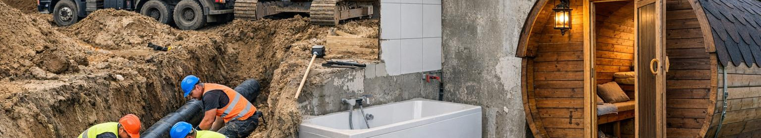 Pakume torustike ja küttesüsteemide ehitust, remonti ning hooldust, ehitusmasinate renti ja võtmed‑kätte vannitubade renoveerimist. Teostame sertifitseeritud tuletõkke paigaldust ja mobiilsauna rendi.