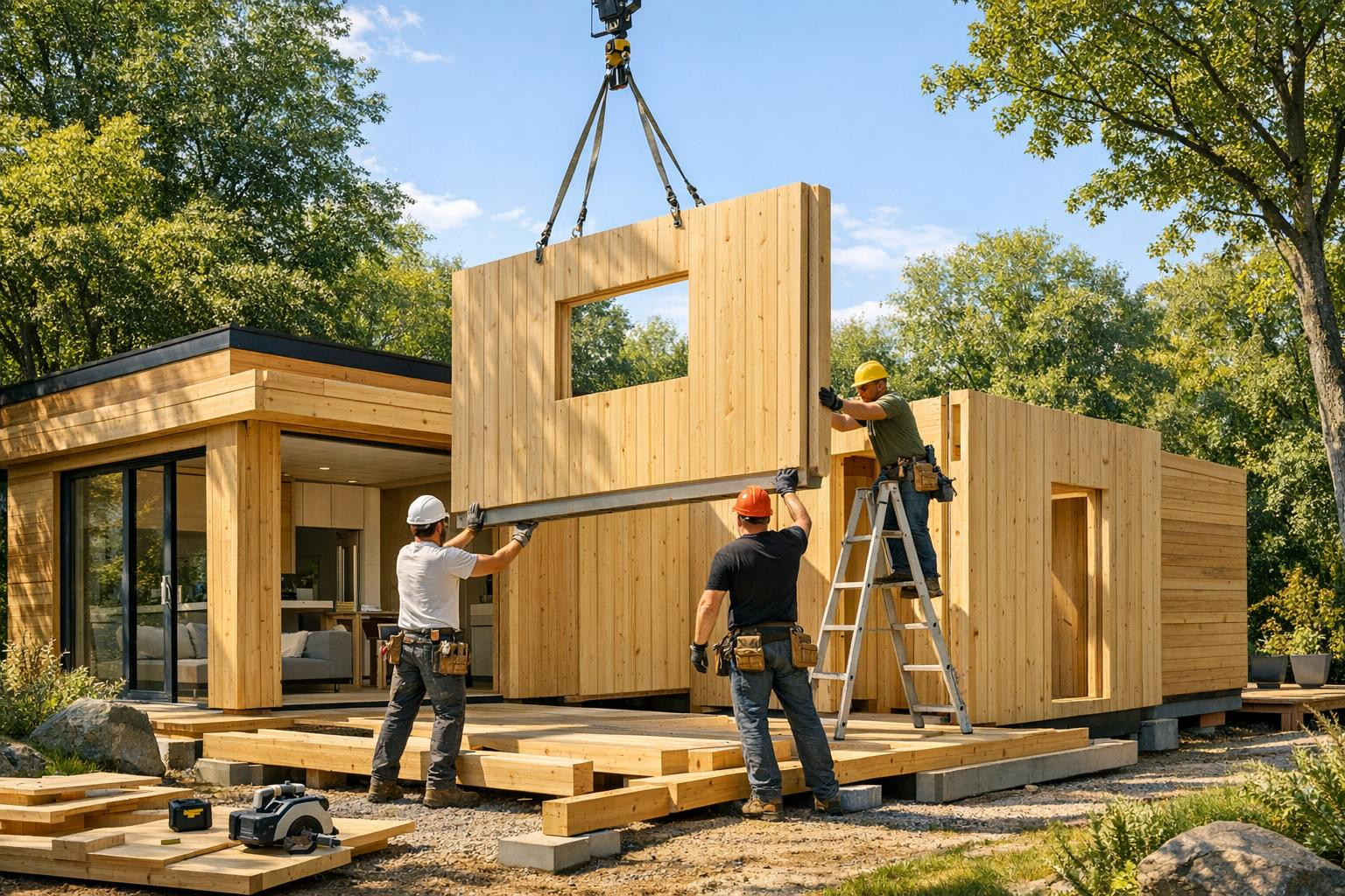 Ettevõte tegeleb kvaliteetsete puitelementmajade ja puitkarkassmajade tootmisega. Samuti paigaldab ettevõte oma toodetud elementmaju, tagades tervikliku ja professionaalse lahenduse.