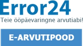 ERROR24 OÜ - E-pood  Eestis