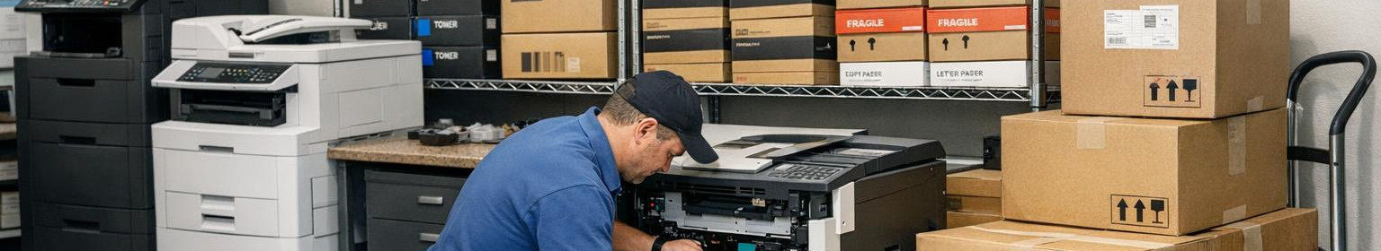 We offer printers, original and Premium consumables and on-site repairs to reduce stagnations and ensure fast delivery.