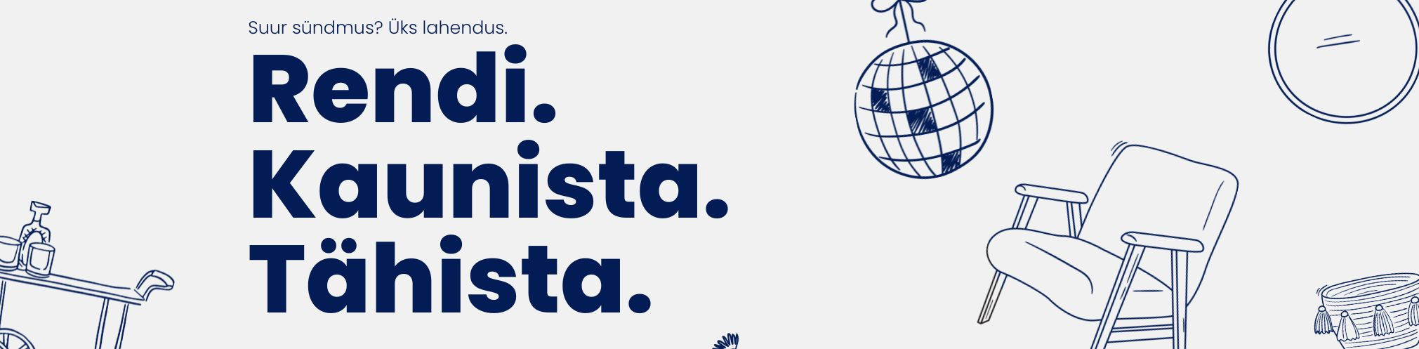 Evently pakub laias valikus peoinventari ja dekoratsioonide renti ning elamusi - vesipiiburent, baariteenus ja pitsatuba.