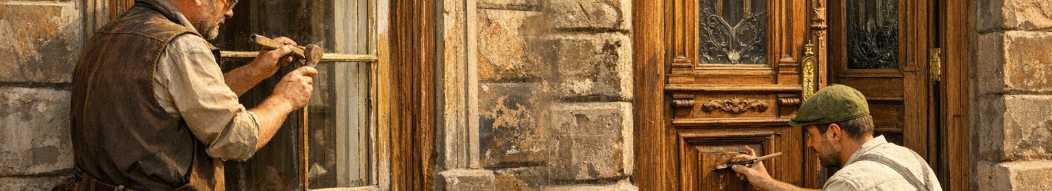 Taastame ning valmistame ajaloolisi puitaknaid ja -uksi, säilitades originaalvälimuse ning parandades soojustus-, tule- ja heliomadusi. Pakume tehnilist tuge ja täislahendust projektidele.