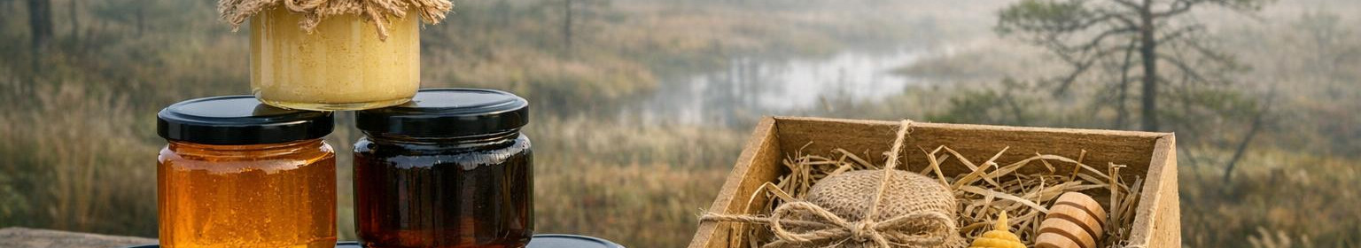 creamy honey, disseminated, soft texture, Suitable for toasting, Organic honey, forest taste, Pärnumaa honey, natural, Parnumaa, gift box