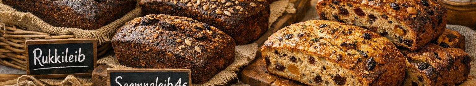 Väikeses partiis küpsetatud juuretiseleivad: rukkileib, küüslaugu-, seemne- ja suhkruta variandid. Võimalus ette tellida üksik- või hulgipakkumisi üritusteks; saadaval iganädalasel turul.